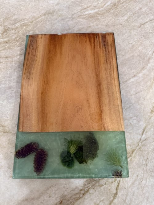 Iridescent Blue Green Epoxy